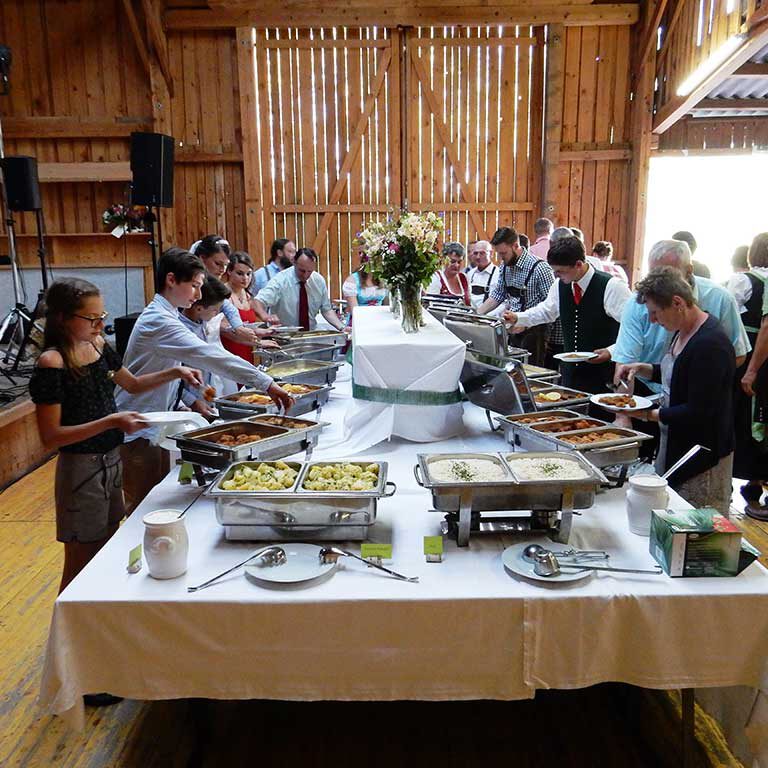 Catering in der Festhalle Griesbach