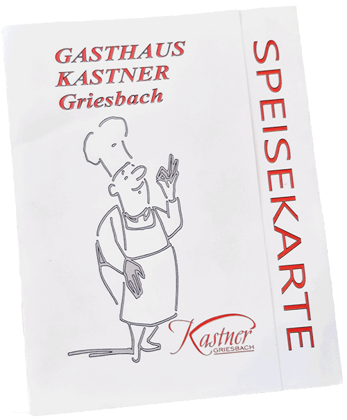 Foto Speisekarte Gasthaus Kastner Foto Speisekarte Gasthaus Kastner