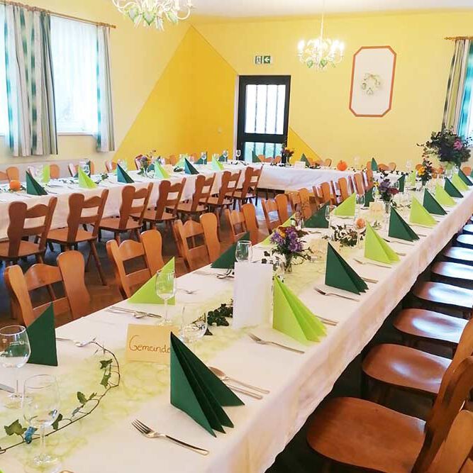 Saal - Platz für ca. 150 Personen