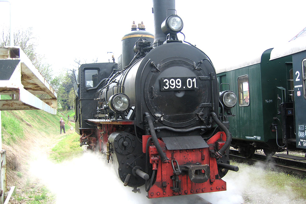 Dampflok der Waldviertelbahn, (c) Christine Wagner Dampflok der Waldviertelbahn